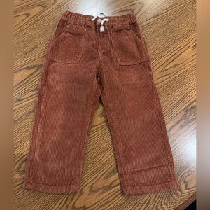 Cozy Kids Corduroy Trousers in Rust
